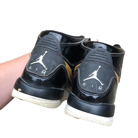 RARE Nike Air Jordan 1 Legacy 312 Black Gold Patent Size 7.5 - Picture 3 of 16